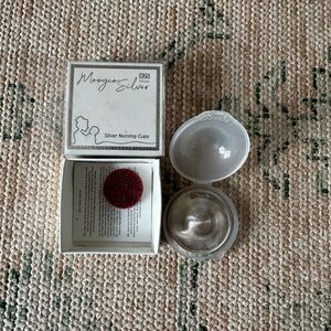 Silver nipple covers breastfeeding